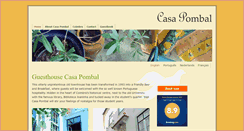 Desktop Screenshot of casapombal.com