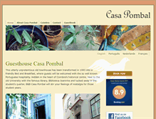 Tablet Screenshot of casapombal.com